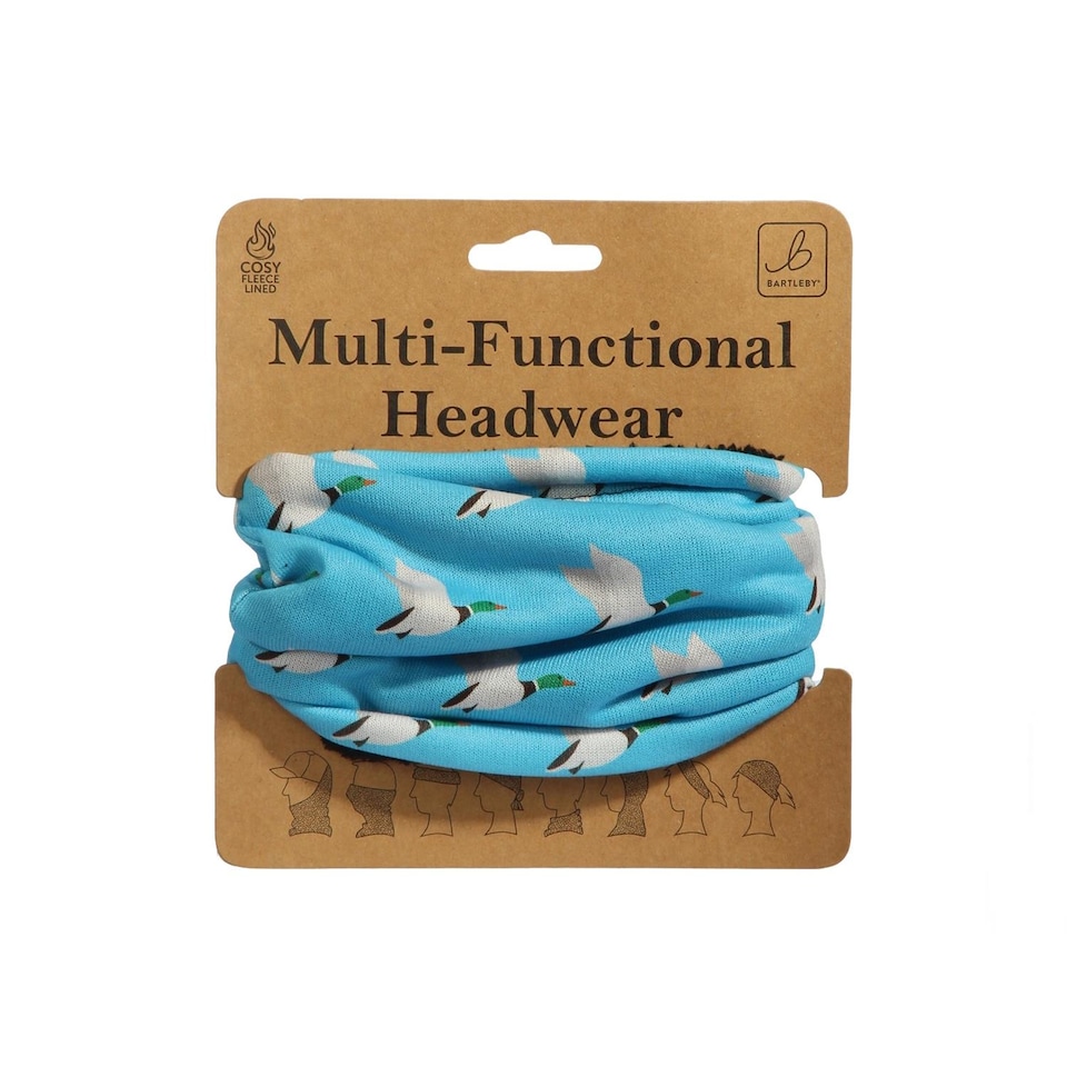 Bartleby Multifunctional Fleece Lined Snood Headwear Flying Duck