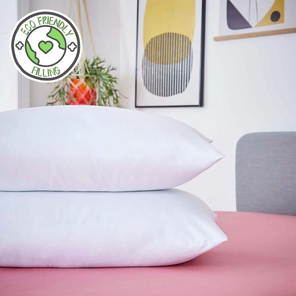 image 1 of Snug Fantastically Medium Firm Support Bed Pillows 2 Pack