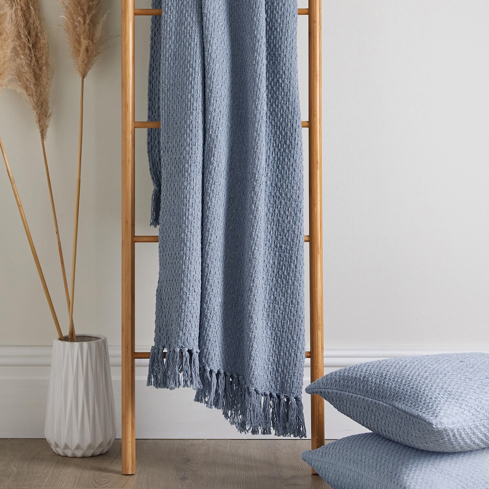 image 1 of Drift Hayden Bedspread Blue