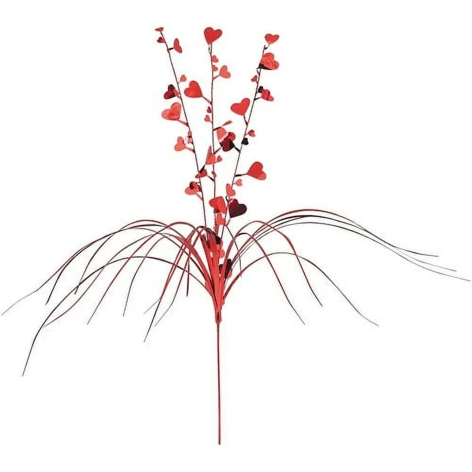 image 1 of Unique Party Foil Spray Party Centrepiece - Red - One Size