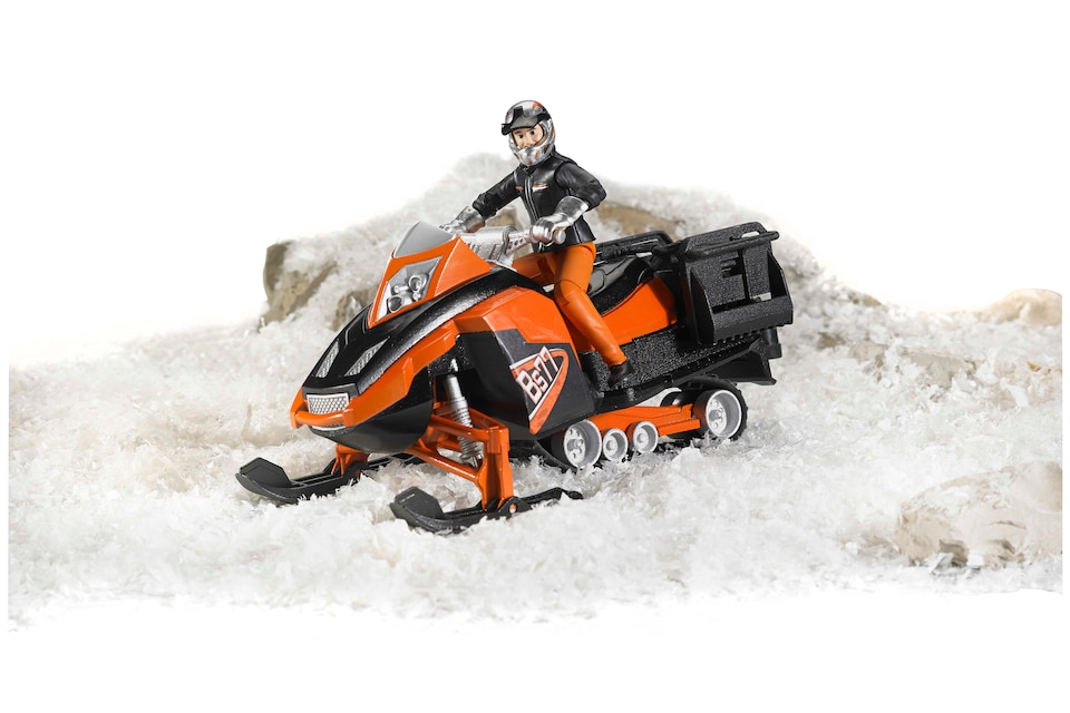 image 1 of Bruder Snowmobil with driver and accessories Vehicle Playset