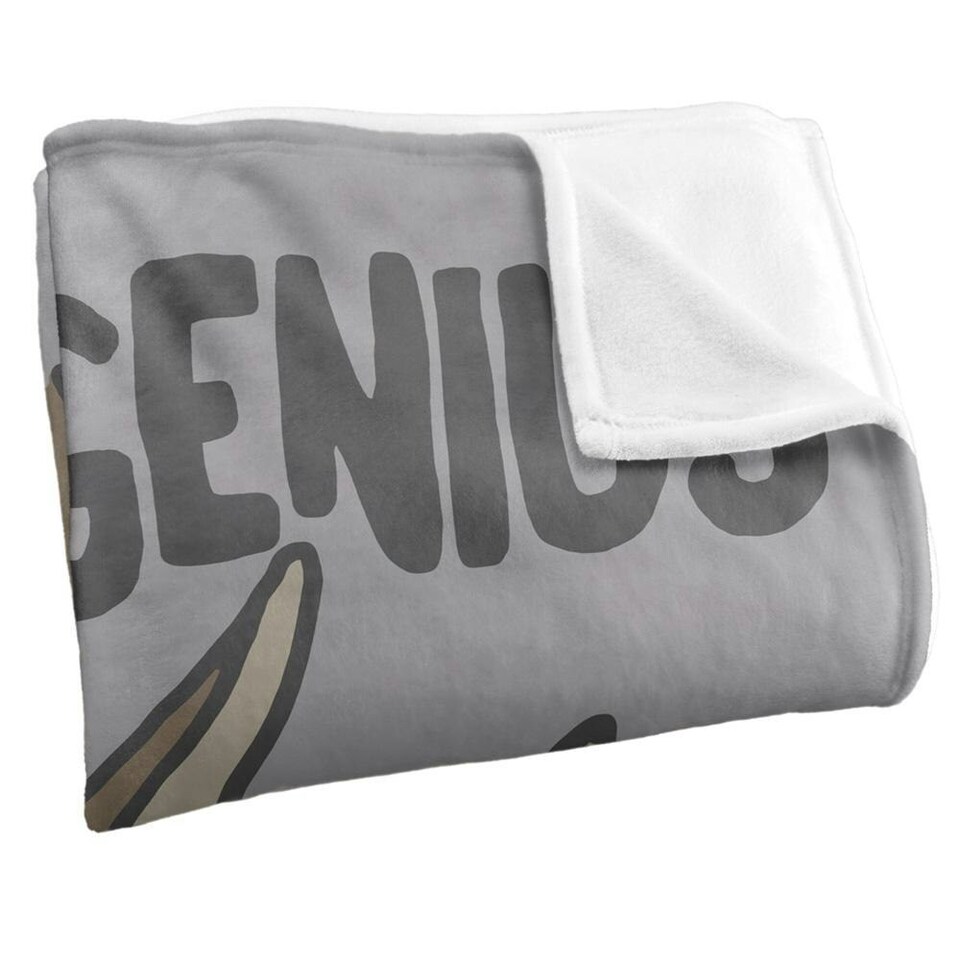 image 1 of Looney Tunes Super Genius Doodle Blanket - Multicoloured - One Size