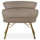 image 1 of Interiors by Premier Mink Velvet Chair, Rustless Velvet Armchair, Easy to Assemble Bedroom Chair, Easy to Clean Outdoor Chair
