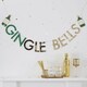 image 2 of Glitter Foil Gingle Bells Christmas Gin Cardboard Letter Banner 2m