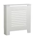 image 1 of Modern Wooden Radiator Cover MDF Grill Shelf Cabinet Furniture | White | Small White