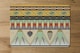 image 1 of Set Of 12 Placemats And Coasters With Designer Artwork And Wood Bottom