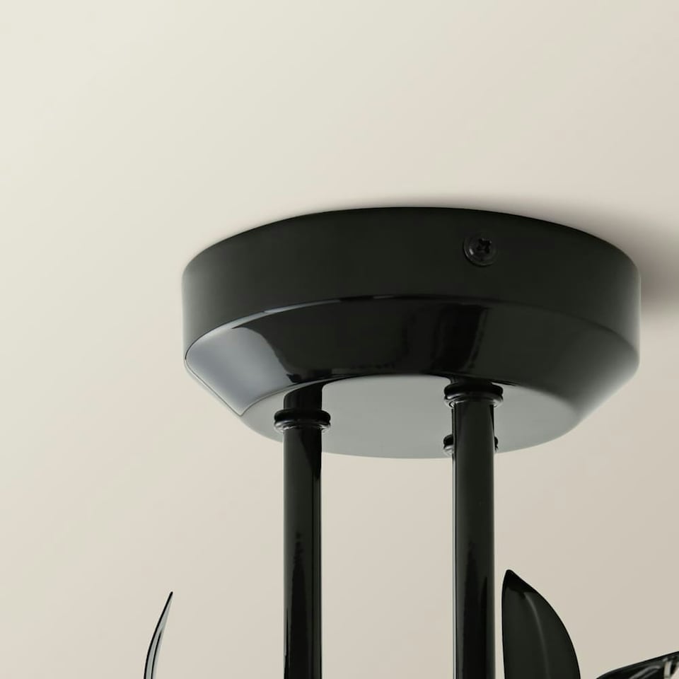 image 1 of ValueLights Odelia 3 Way Black Ceiling Light Chandelier | Black