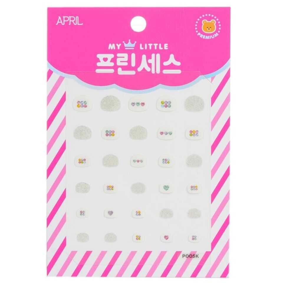image 1 of Princess Kids Nail Sticker - # P005k - 1pack Multi