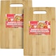 image 1 of SOL 2pk Bamboo Cutting Boards for Kitchen 30 x 20cm x 1cm Wooden Cutting Boards | Multi
