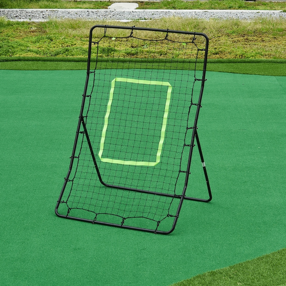 image 1 of HOMCOM Rebounder Net Target Ball Kickback Baseball Training Equipment Play