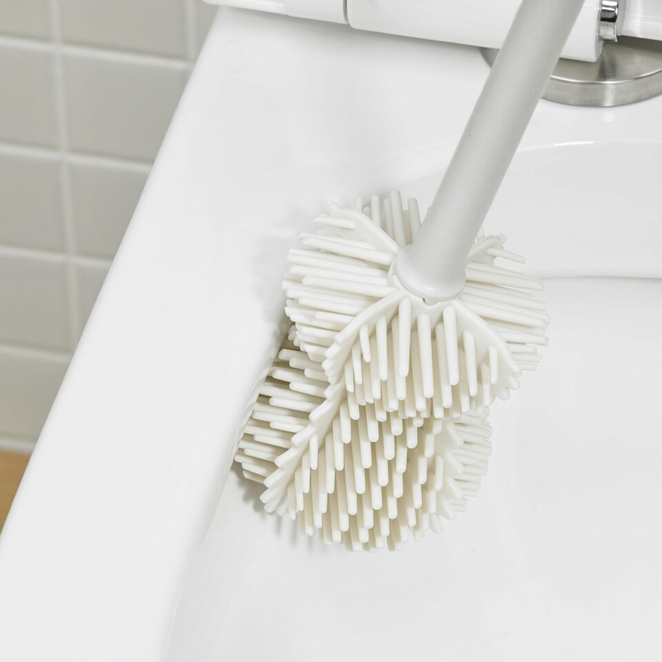 image 1 of ReBorn Recycled Toilet Brush White | Stone