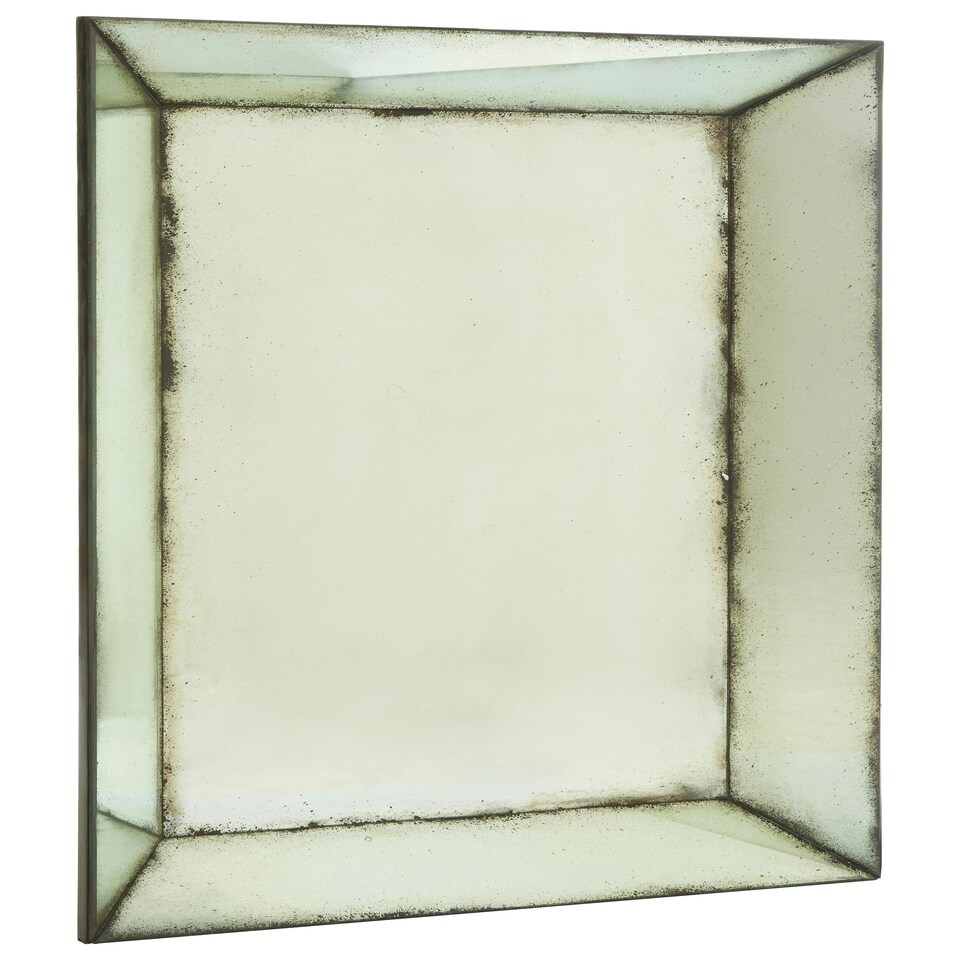image 1 of Interiors by Premier Large Bevelled Wall Mirror Green