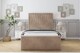image 1 of Sloomy Somerset Mink Naples Deep-Sided Bed Frame With 50" Upholstered Headboard 5' King