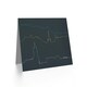 image 2 of Edinburgh Cityscape Lines Scottish Scotland Card