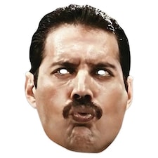 Freddie Mercury Queen Cardboard Face Mask