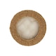 image 3 of Teamson Pets 8.7 in Neith Wicker Seagrass Dome Cat or Small Dog Bed, Tan/Cream