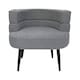 image 1 of Alivio Sherpa Sofa Chair for Living Room & Bedroom (Grey)