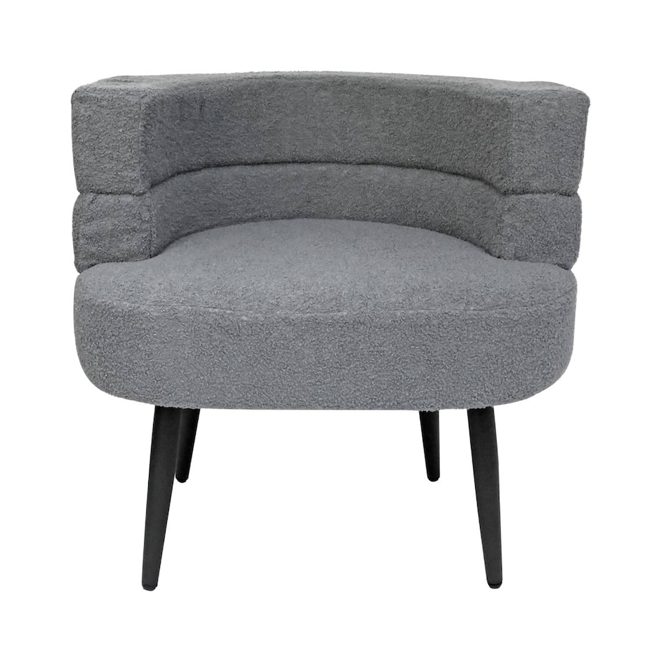 image 1 of Alivio Sherpa Sofa Chair for Living Room & Bedroom (Grey)
