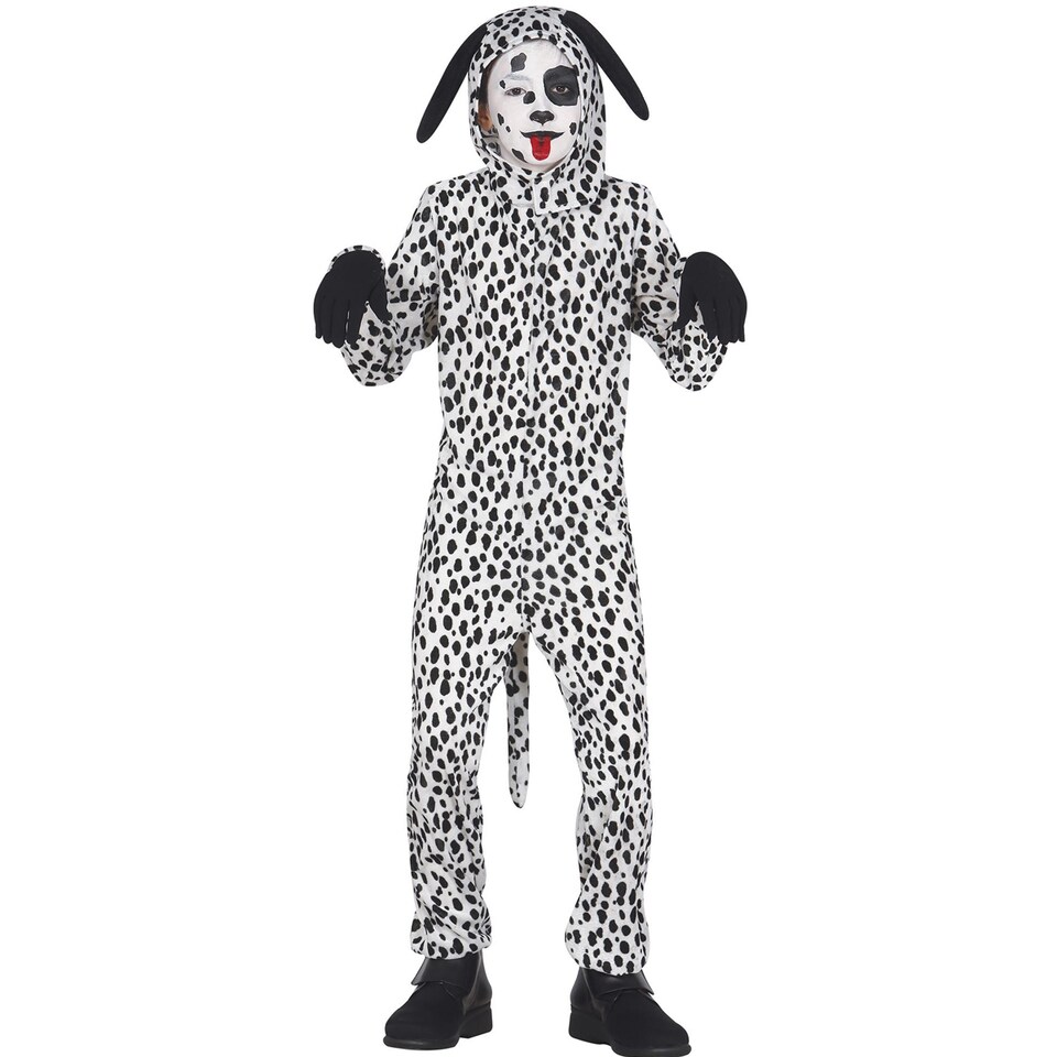 image 1 of Fiestas Guirca Childrens/Kids Puppy Costume Set | White | White/Black | 5-6 years | 1