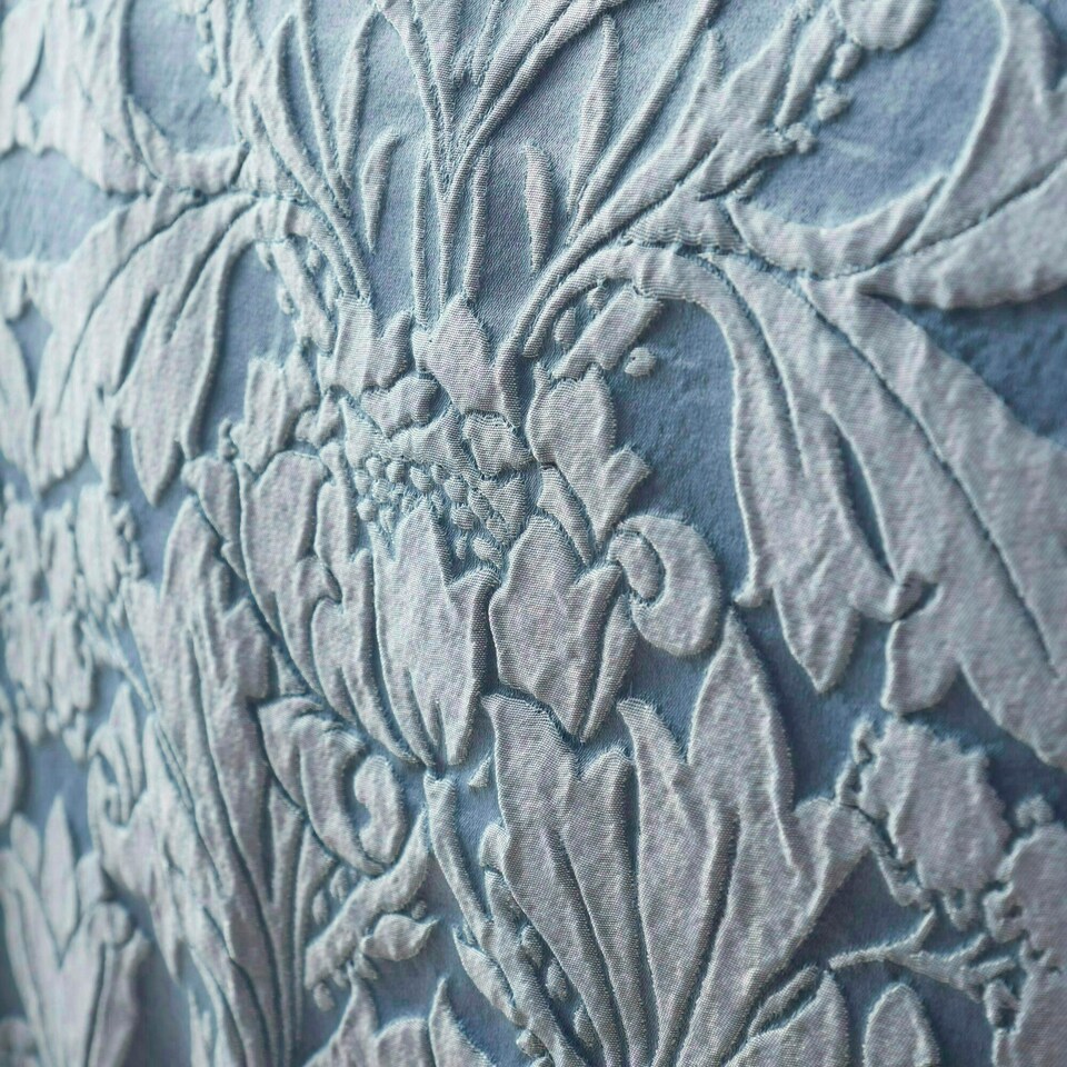 image 1 of Portfolio Home Blenheim Jacquard Bedding Duvet Cover Set Blue | Single