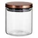 image 2 of Interiors by Premier Practical Design Rose Gold Lid 550ml Storage Jar, Elegant House Spice Jars, Durable Organizer For Kitchen