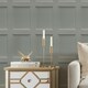 image 1 of Classic Wood Panel Wallpaper in Soft Grey Multi