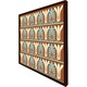 image 3 of Egyptian flower ornament pattern (Picutre Frame) White | M