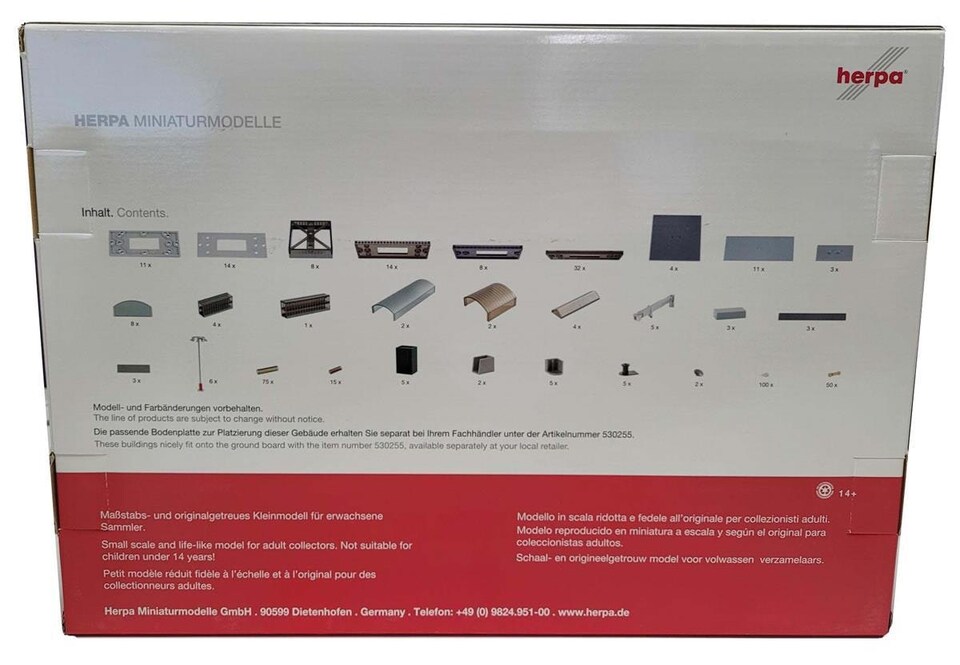 image 1 of Herpa Wings Scenix Airport Building Set (1:500)