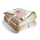 image 1 of Silentnight Snugsie Giant Blanket, Sherpa Fleece Lined, Natural, 240 x 180 cm