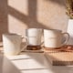 image 1 of Natural Speckled Ceramic Coffee Mugs 400ml | Cream | Cream | 400ml | 1