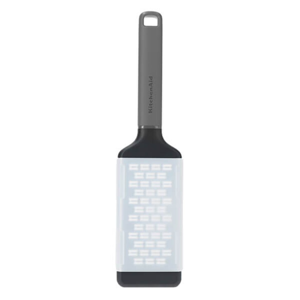 image 1 of KitchenAid Classic Medium Etched Grater Charcoal Grey
