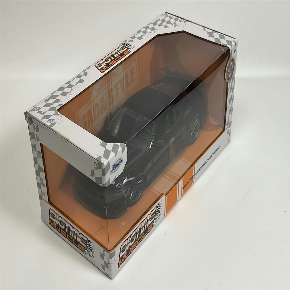 image 1 of 2024 Ford Mustang Dark Horse Black Bigtime Muscle 1:24 Scale Jada 35278