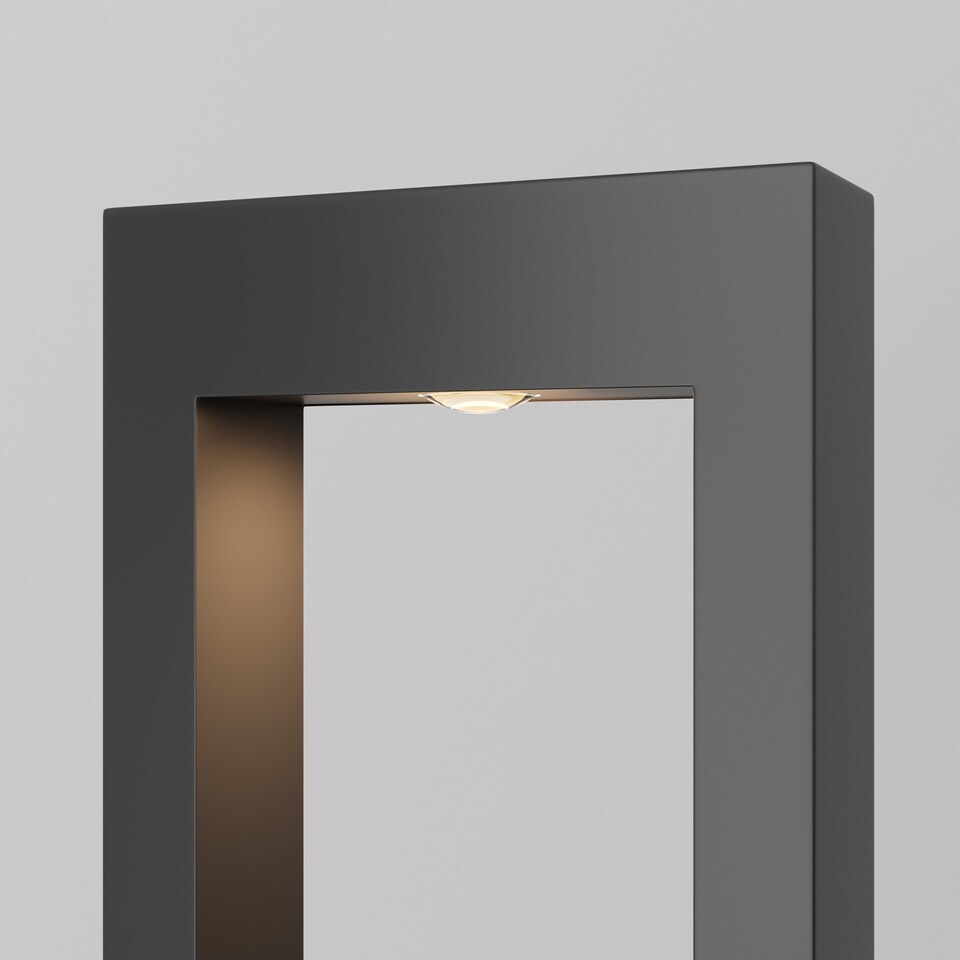 image 1 of Bonn 100cm Outdoor Bollard Graphite 3000K 550lm IP65