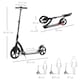 image 7 of HOMCOM Teens Adult Kick Scooter Foldable Adjust Aluminium For 14+ Black