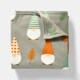 image 1 of OHS Autumnal Halloween Gonk Pumpkin Ghost Ghouls Soft Cosy Plush Warm Polar Fleece Throw Over Bed Blanket, 120x150cm Grey | Charcoal Autumnal Gonk