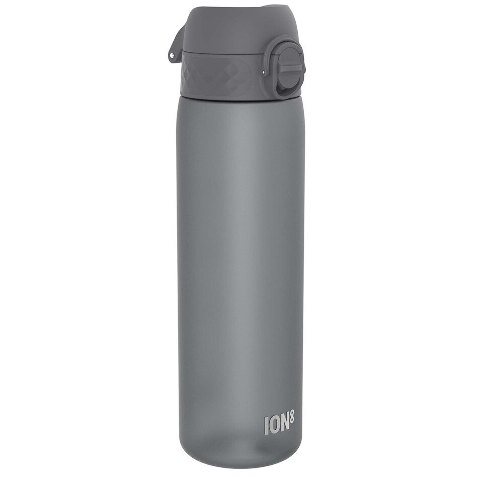 image 1 of Leak Proof Slim Water Bottle, BPA Free, 500ml (18oz) | Grey | Grey | One Size