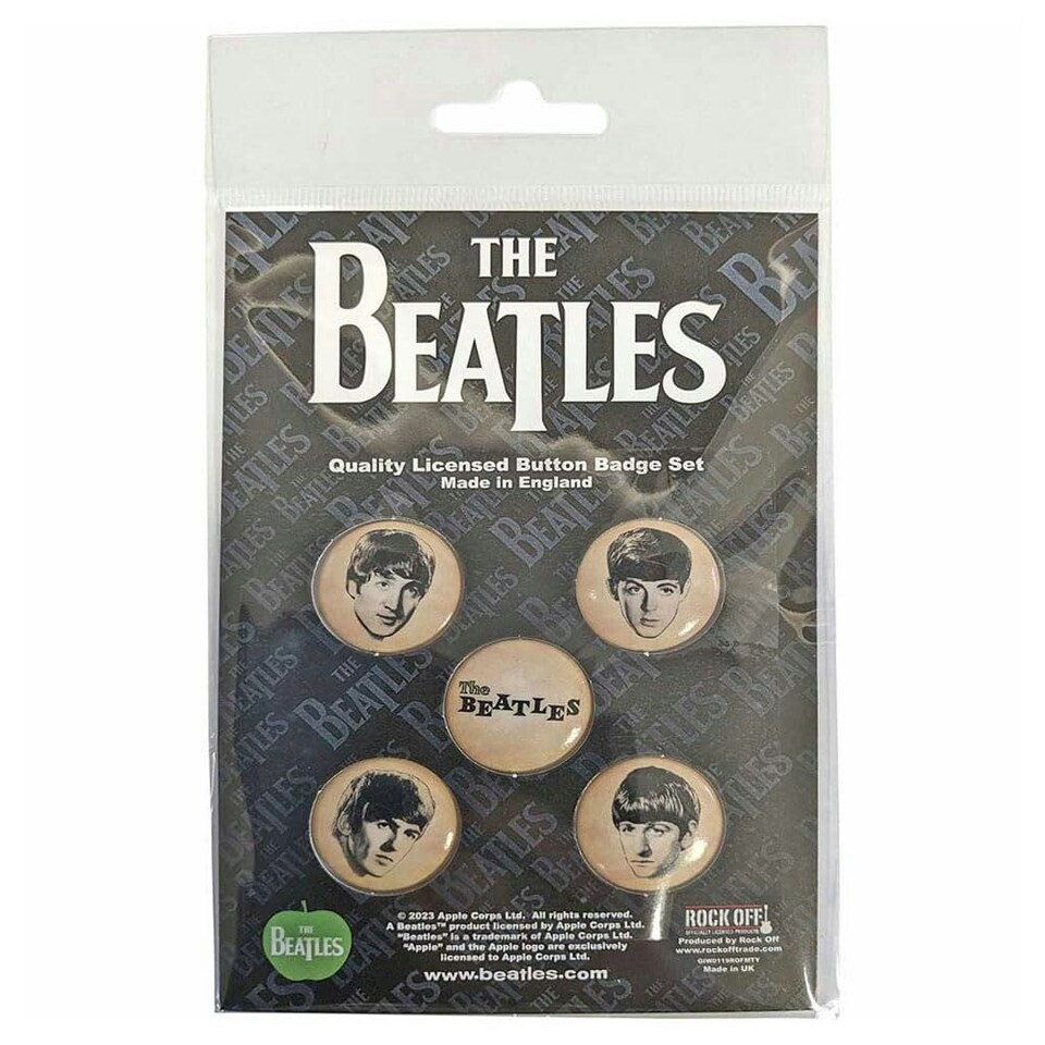 The Beatles Button Badge Pack: She Loves You Vintage - Pins & Badges N/A