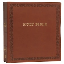 Nkjv Holy Bible Soft Touch Edition Imitation Leather Brown Comfort Print