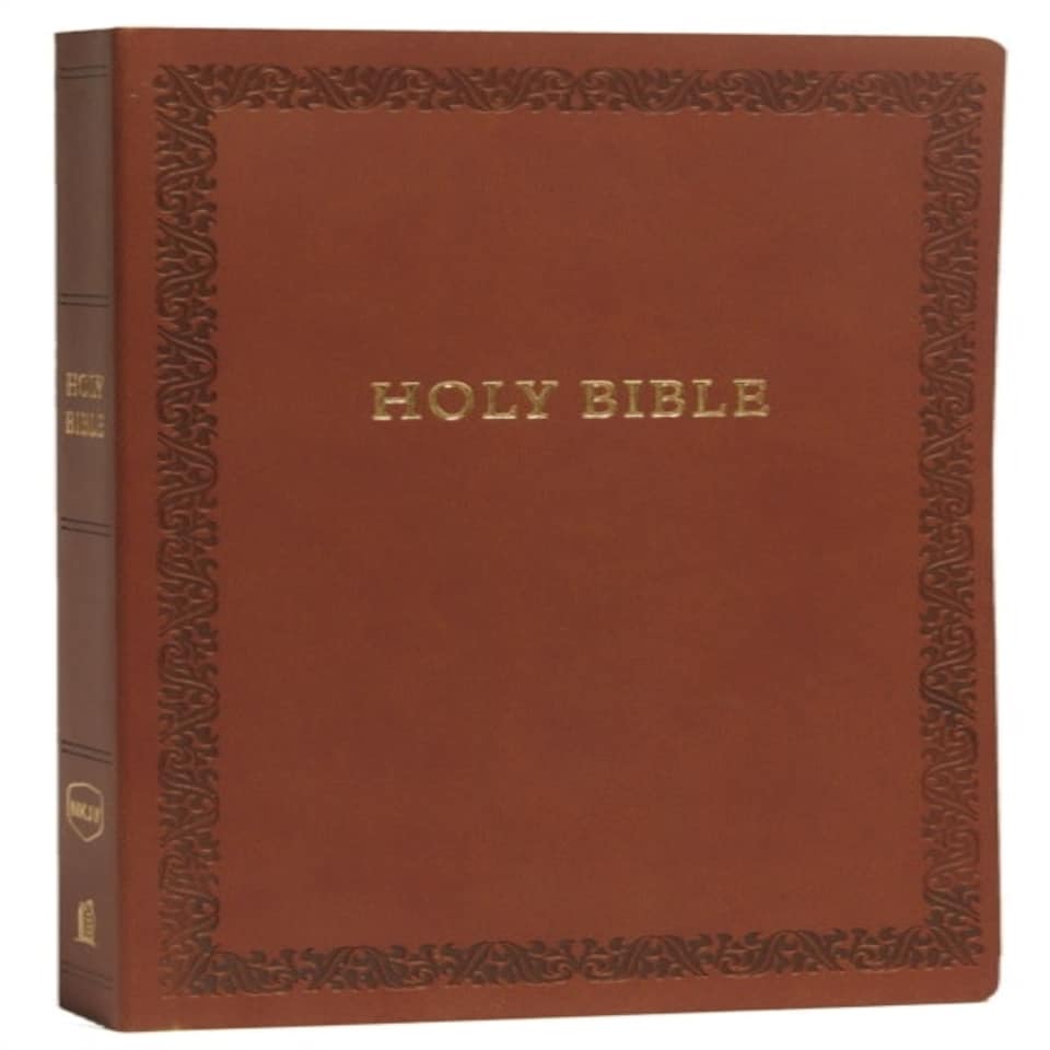 Nkjv Holy Bible Soft Touch Edition Imitation Leather Brown Comfort Print