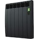 image 1 of 675mm (W) x 585mm (H) - Graphite Wi-Fi Electric Oil Filled Radiator (Barcelona) - 770 Watts - Depth 97mm - Heats Up To 7m²