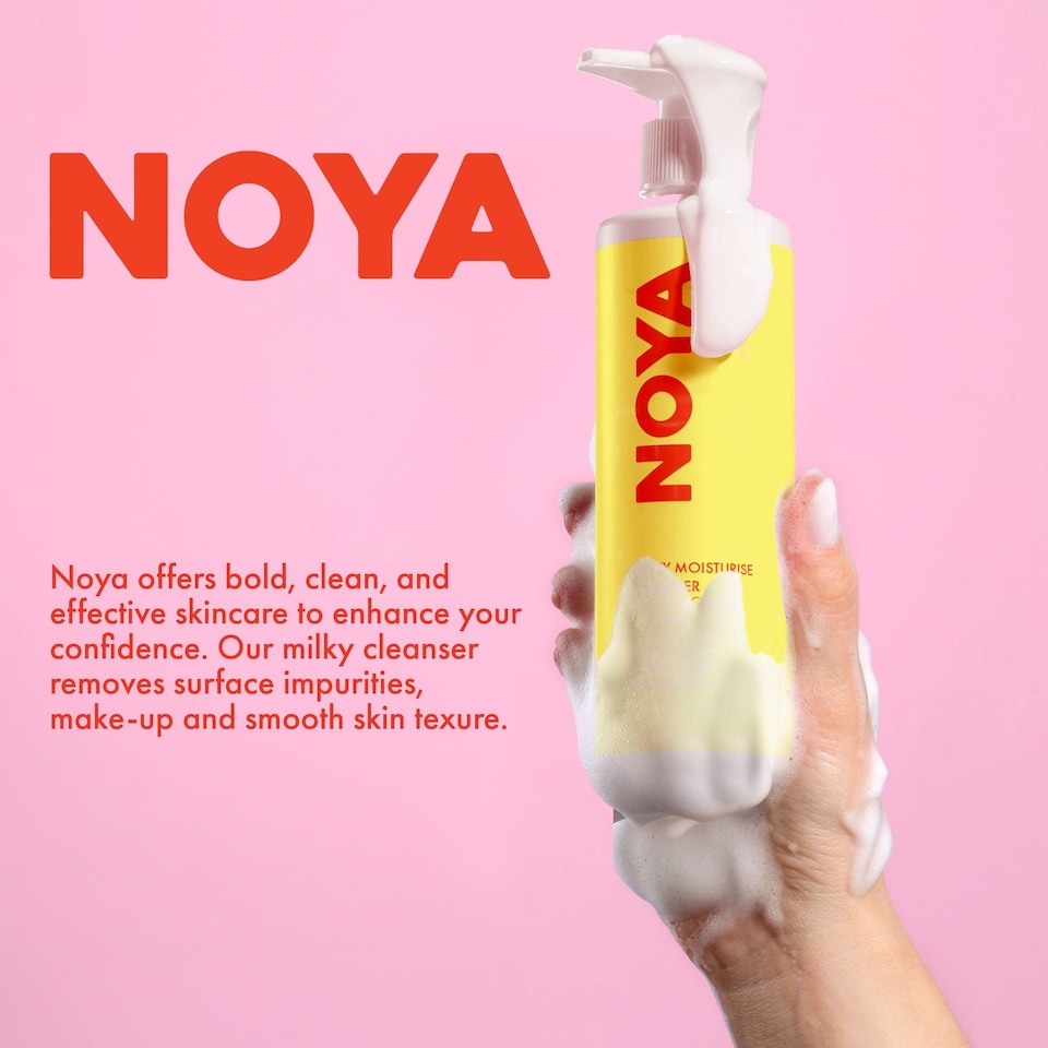 image 1 of NOYA Milky Anti-Ageing Moisturising Cleanser 200ml for Acne, Blemishes, Large Pores, Dullness
