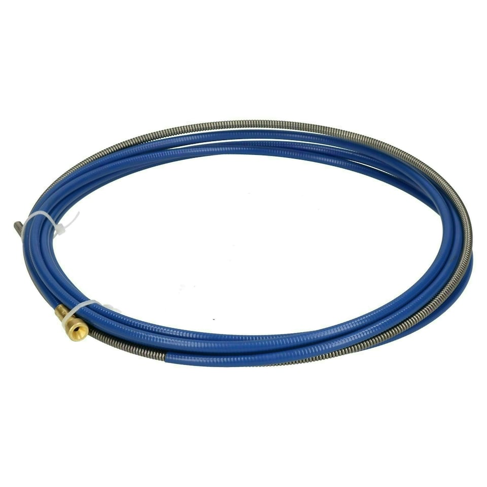 image 1 of P.C. Liner Wire 0.6 - 0.9mm x 3M Welding Blue Steel Plastic Coated MIG Torch