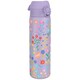 image 1 of Leak Proof Slim Water Bottle, Vacuum Insulated, 500ml (17oz) | Purple | Delicate Floral | One Size