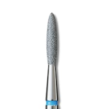 IQ Nails Diamond Nail Drill Bit Long Flame Shaped Medium Fine 1.8mm 243R.524.018