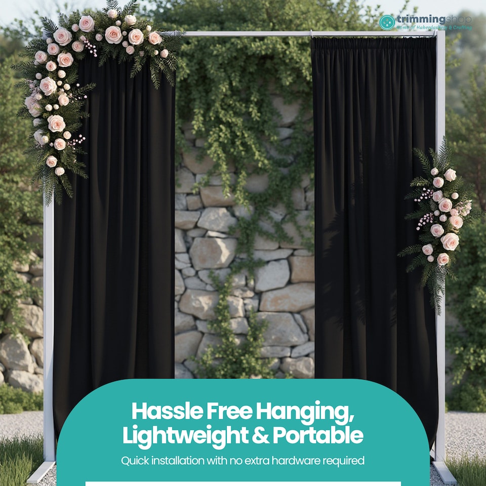 image 1 of 4x1m Spandex Backdrop Photography Background Drapes with Rod Pocket