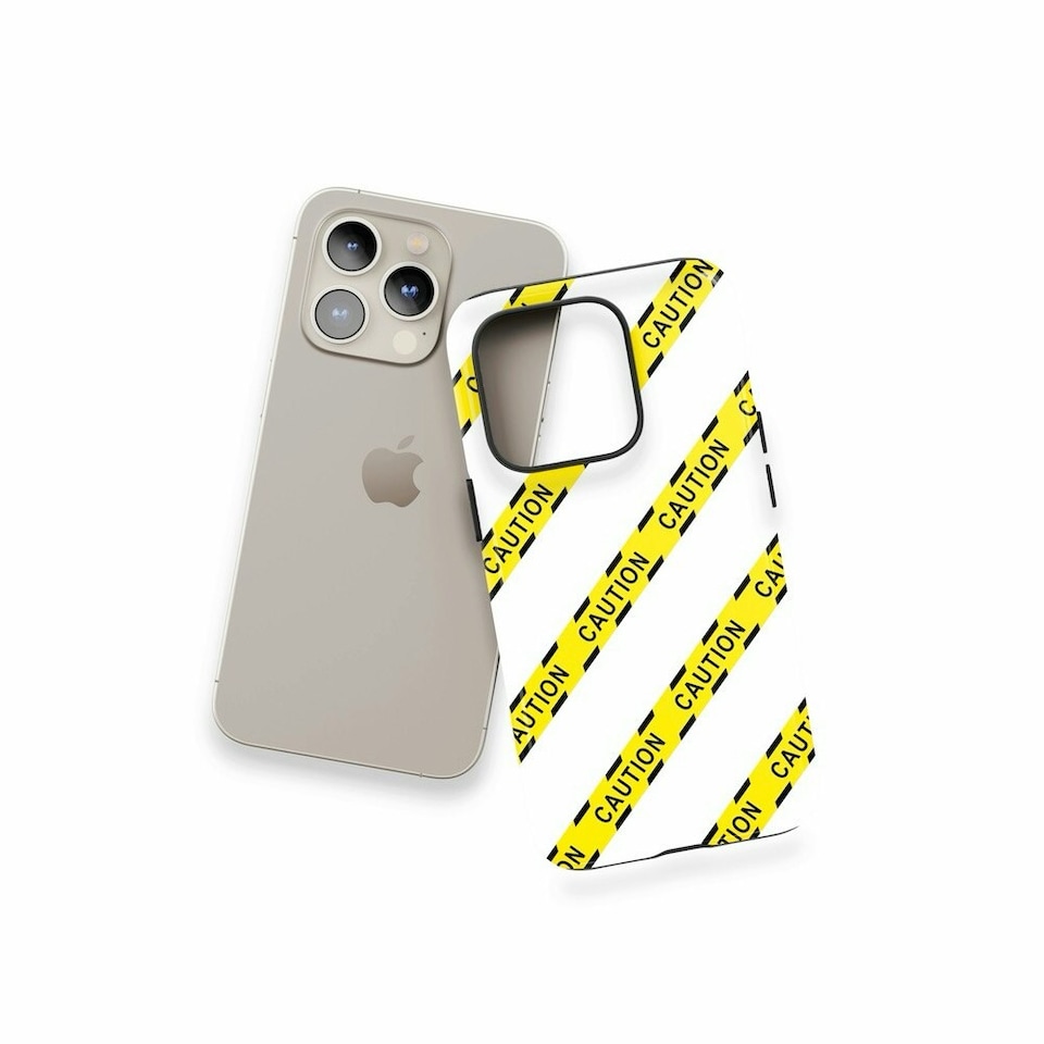 image 1 of Caution Phone Case | Multi | iPhone 15
Tough | iPhone 15
Tough