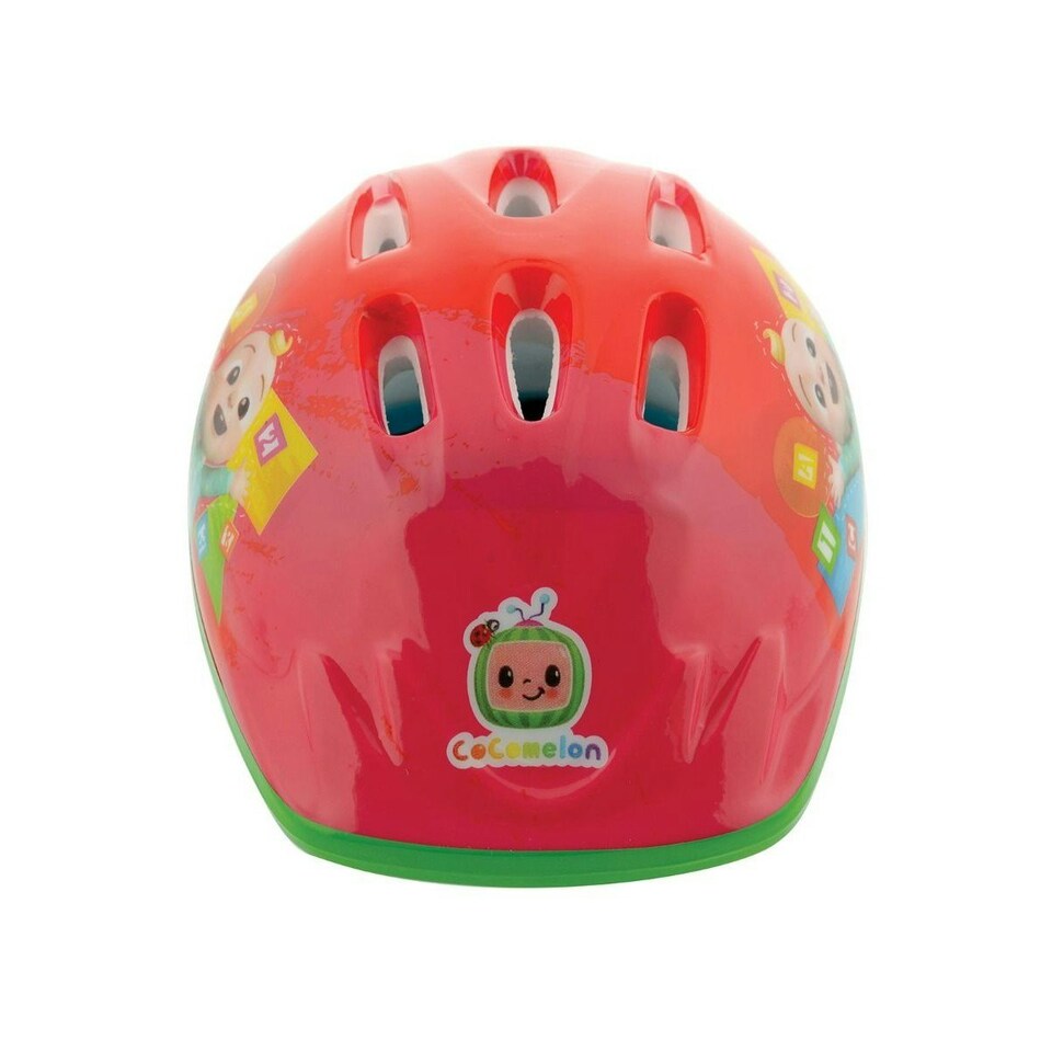 image 1 of Cocomelon Childrens/Kids Baby JJ Safety Helmet - Pink/Green/Blue - One Size Pink | One Size
