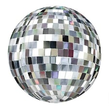 Disco Ball Orbz Foil Helium Balloon 38cm / 15 in | Multi