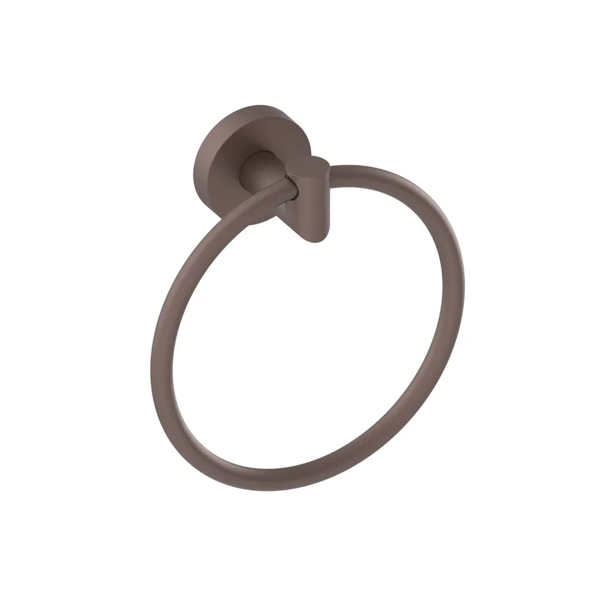 Bathroom Kingdom Melbourne Brushed Bronze Round Towel Ring