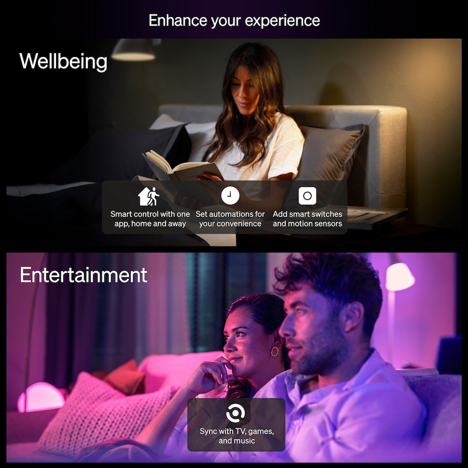 image 1 of Philips Hue Essential WCA 806 A60 E27 2kit EU
